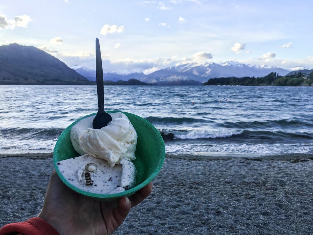 Black Peak Gelato Wanaka New Zealand