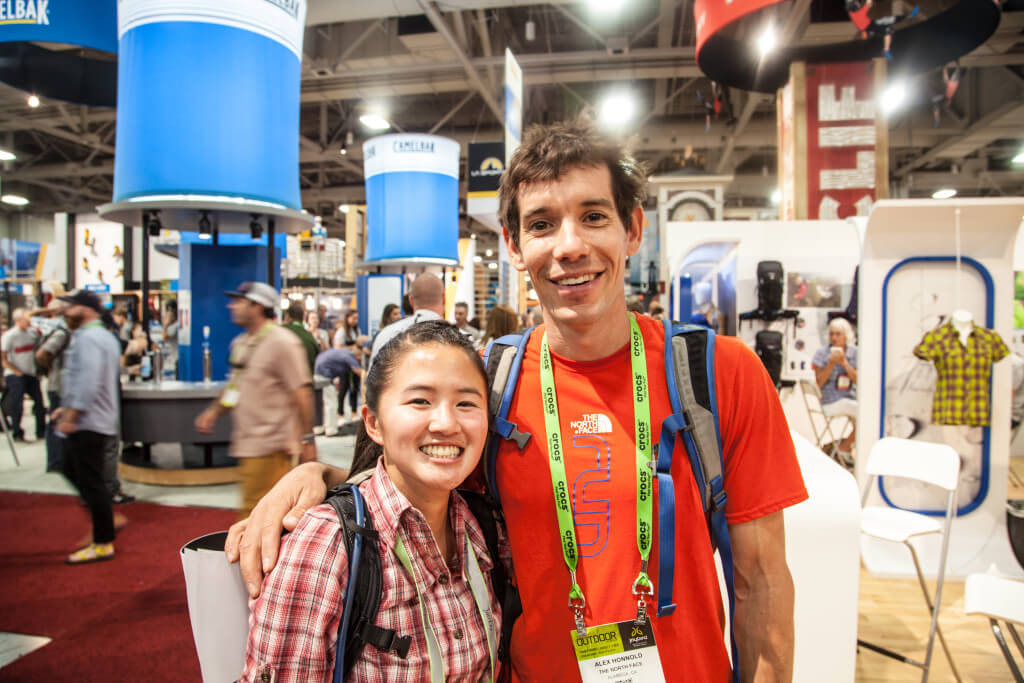 Alex Honnold Outdoor Retailer