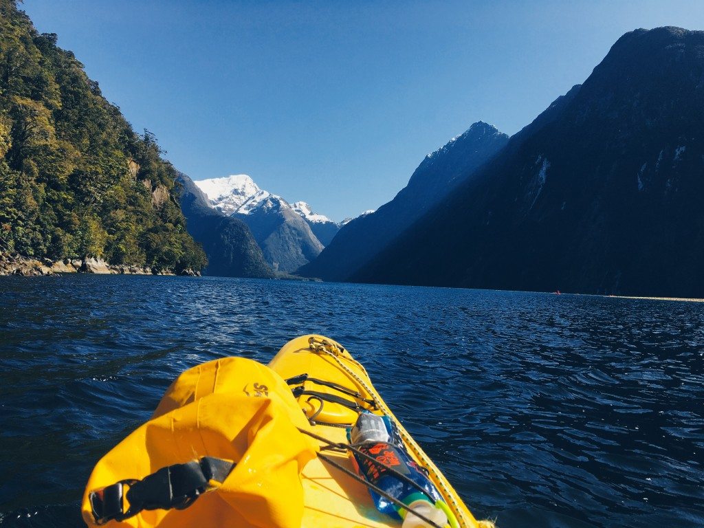 Kayaking Milford Sound Rosco's Milford Kayaks