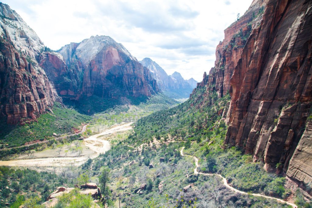 Backpacking the Zion Traverse West Rim March 2017